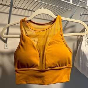 Popflex orange sports bra size S